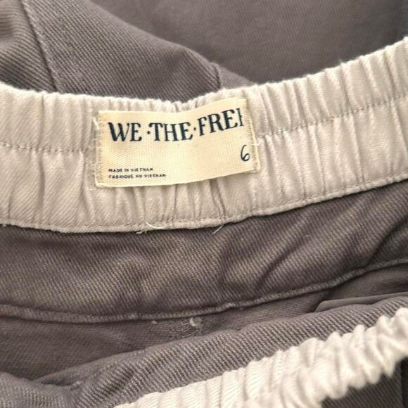 Free People We The Free “Good Sport” Boxer-Style Wide Leg Trousers – Size 6 - Picture 6 of 8